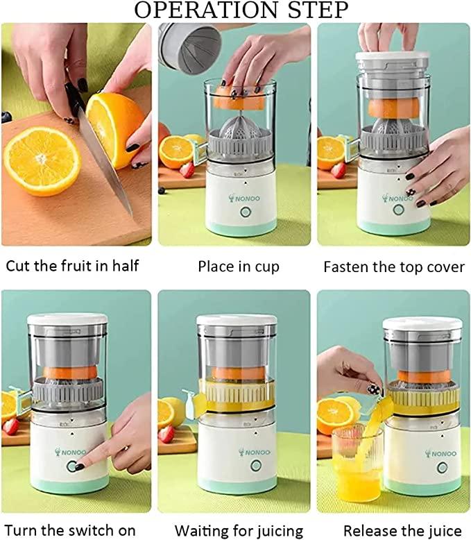 Quick Squeeze Portable Electric Citrus Juicer